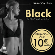 BLACK SUMMER — Depilación láser a 10€ por zona