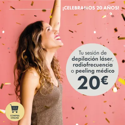 ¡Estamos de aniversario! Elige tu tratamiento favorito por solo 20€.