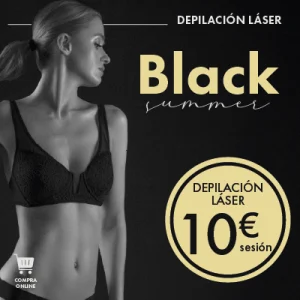 Depilación láser a 10€ por zona